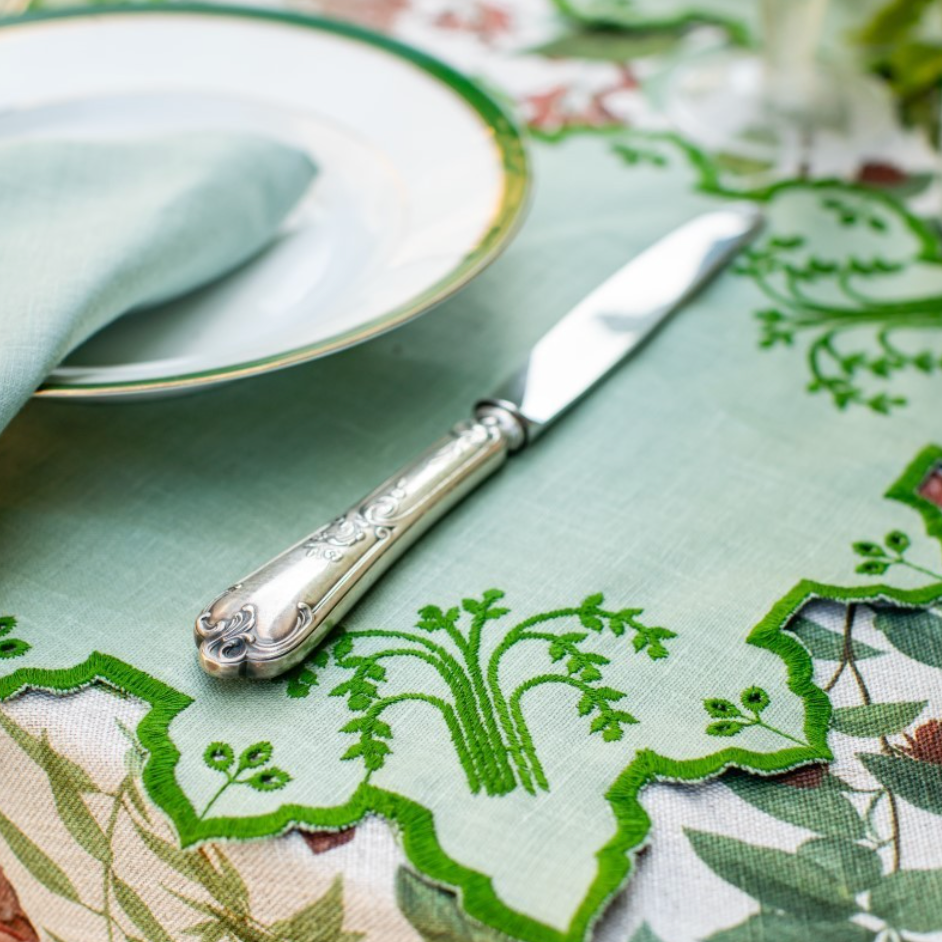 Linen Eden Placemat by Borgo Delle Tovaglie , Italy