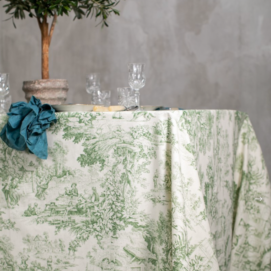 Filo Toile Tablecloth by Borgo Delle Tovaglie , Italy