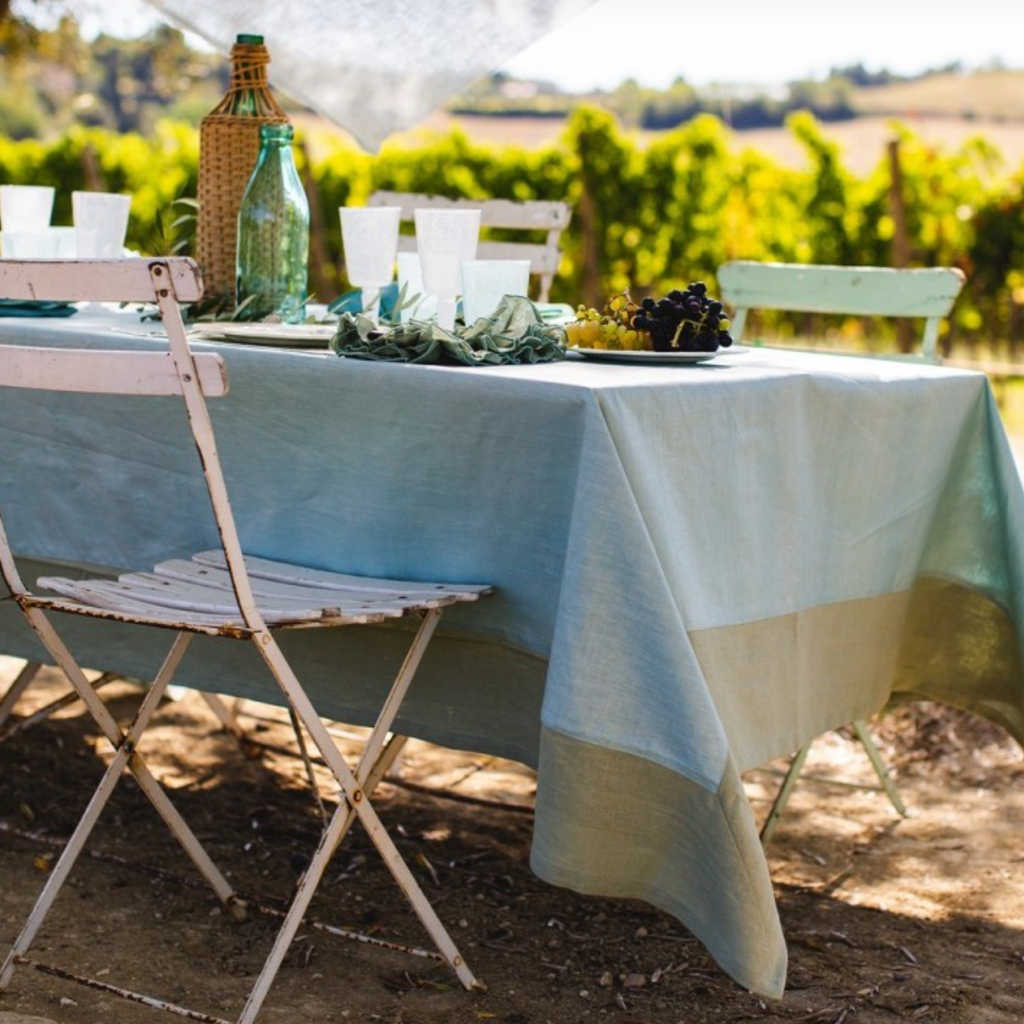 Linen Bauhuas Tablecloth by Borgo Delle Tovaglie , Italy