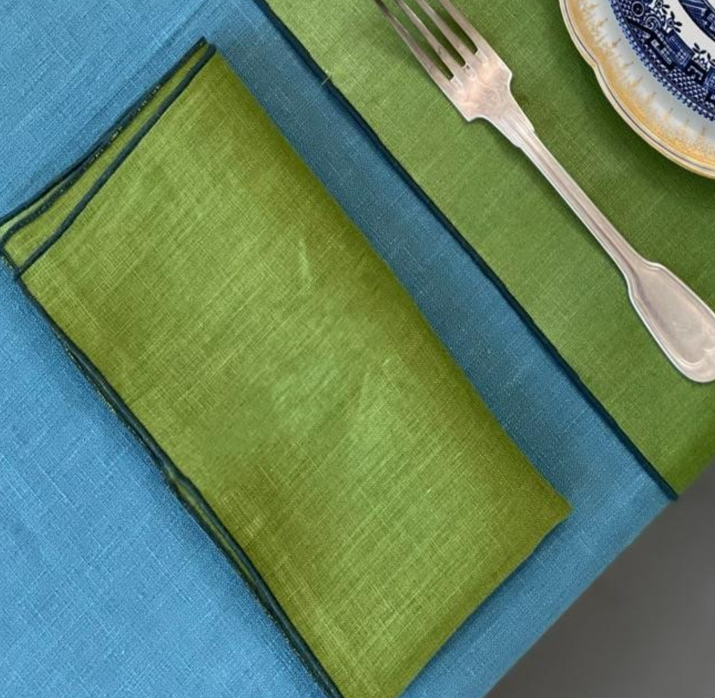 Linen Filo Napkins by Borgo Delle Tovaglie , Italy