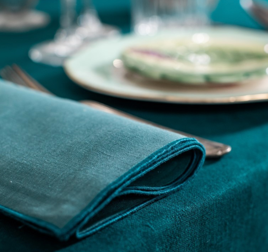 Linen Filo Napkins by Borgo Delle Tovaglie , Italy